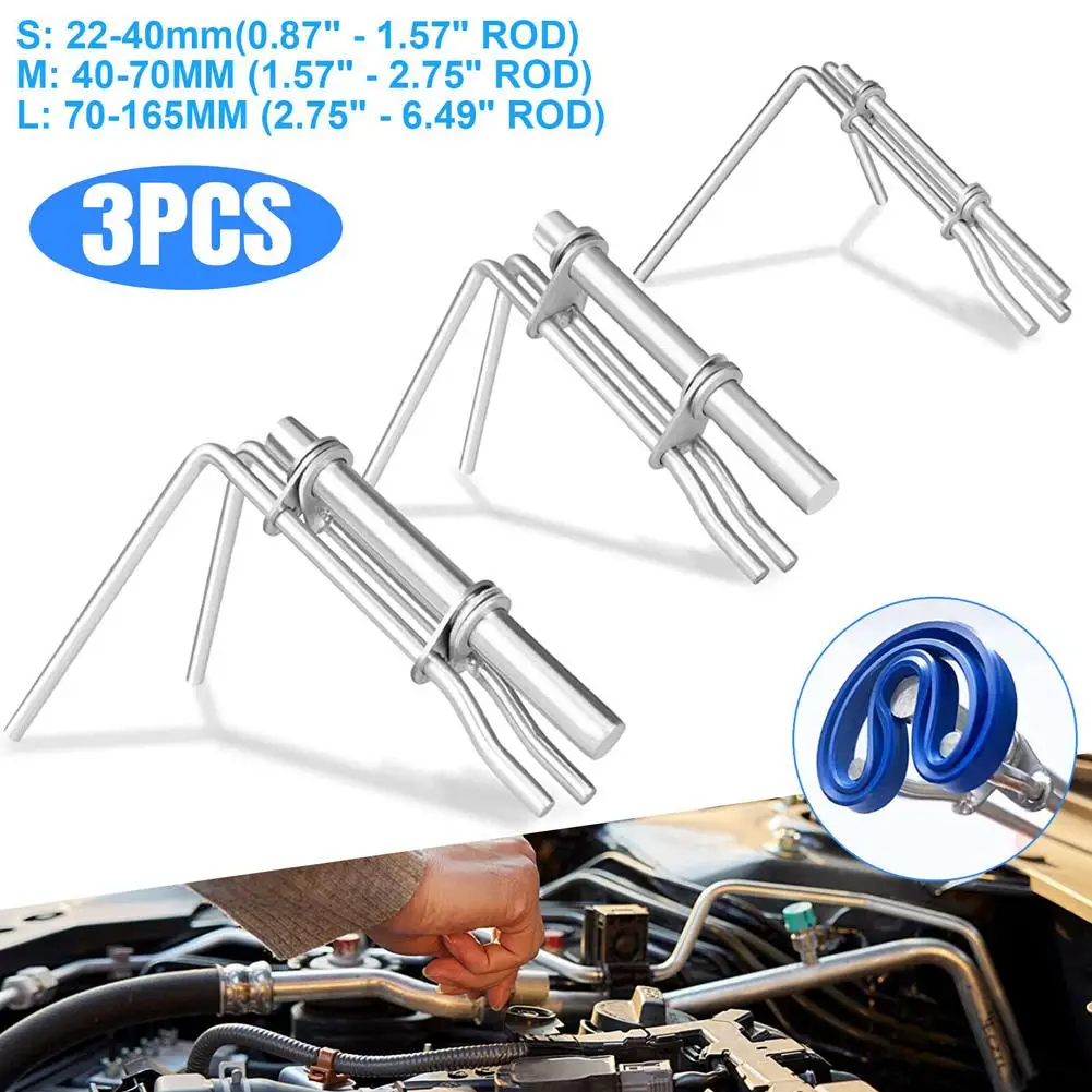 3pcs Hydraulic Cylinder Piston Rod Seal Kit Stainless Steel U-cup Seal Installation Tool Set With S M L Size Boost Controller