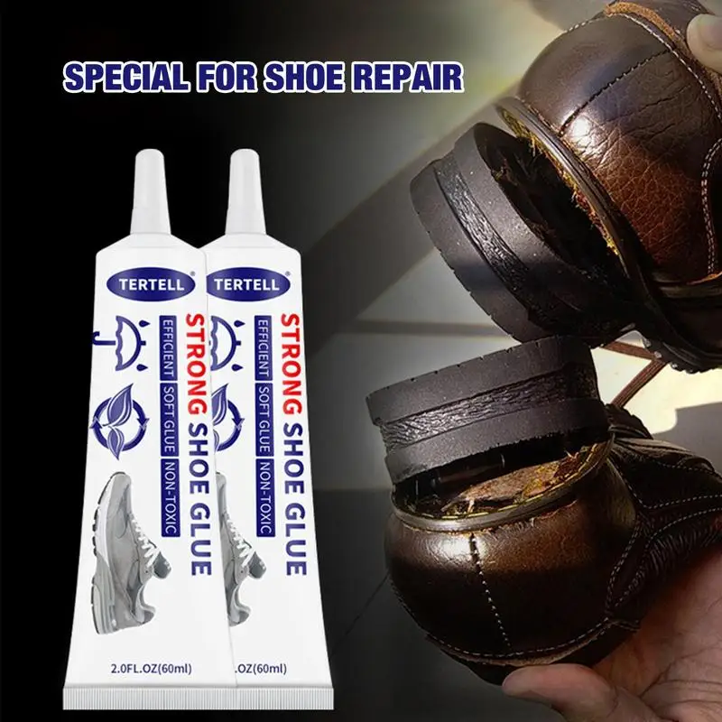 60ml Strong Shoe-Repairing Adhesive Super Universal Waterproof Shoe Factory Special Leather Shoe Repair Glue Household Repair