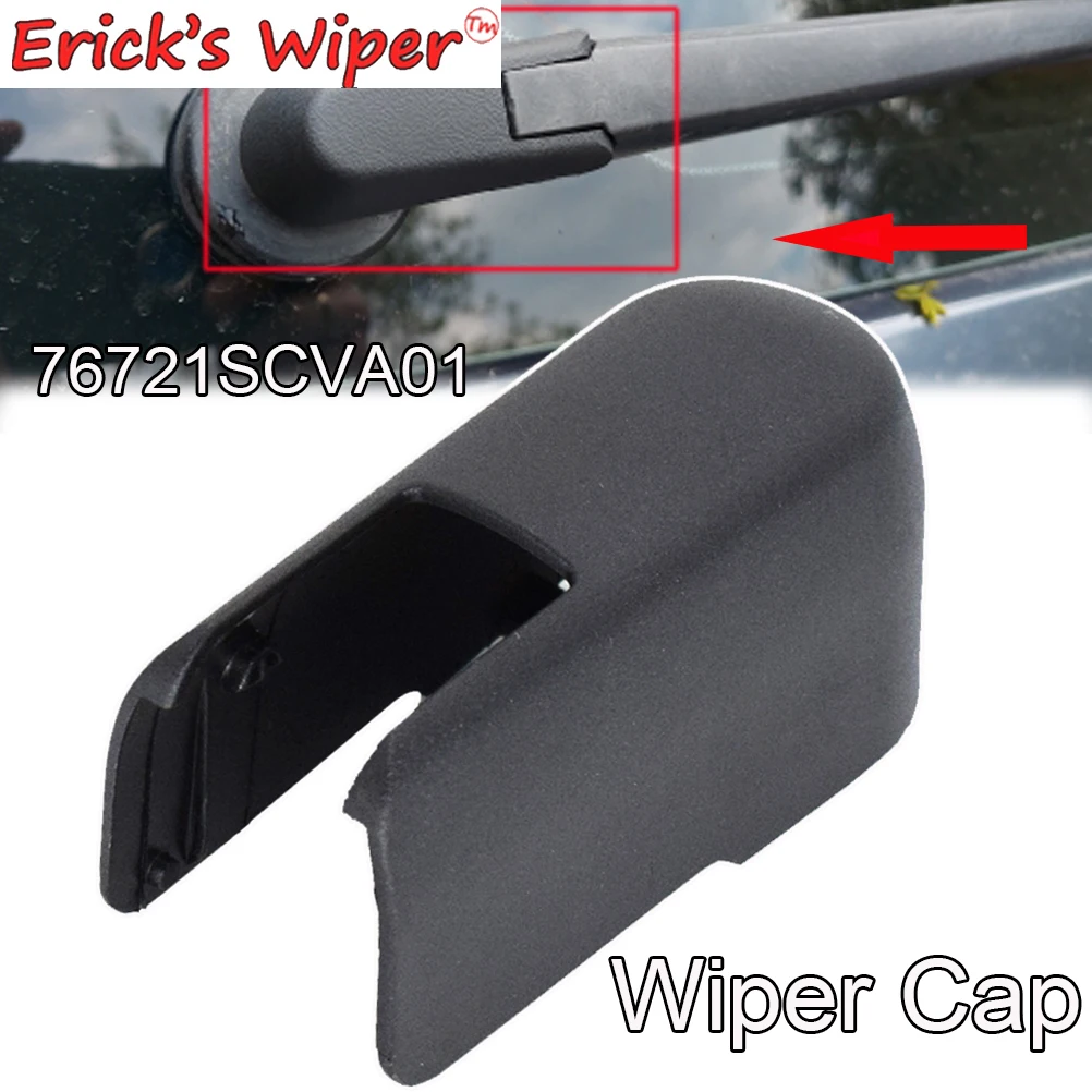 Erick's Wiper Rear Windscreen Wiper Arm Nut Cover Bolt Cap For Honda Vezel HR-V Civic CR-V Window Replacement Part Anti-rust