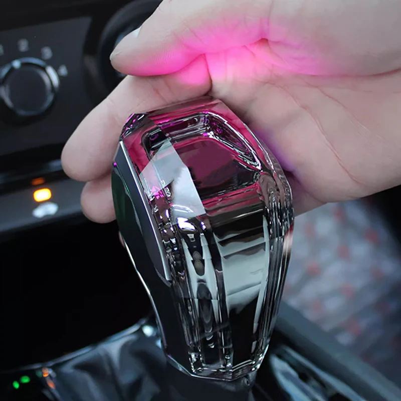 For Infiniti Q5L Q60 QX80 Q70 JX EX FX crystal Gear shift knob car accessories modified with LED illuminated Gearbox Handle