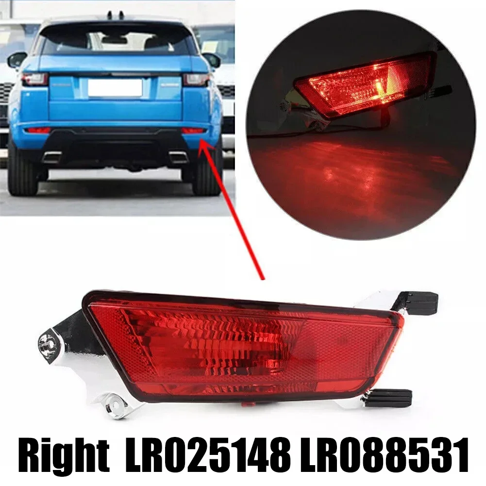 1pc For Land Rover For Range Rover Evoque Rear Car Bumper Fog Lamp Light 2012-2019 Replacement OEM LR025148 / LR025149