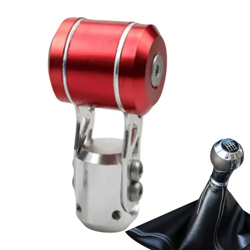 Gear Shift Knobs Car Modified Stand Head Heavy Weighted Compatible Aluminum Universal Stick Shift Knob For Buttonless Automatic