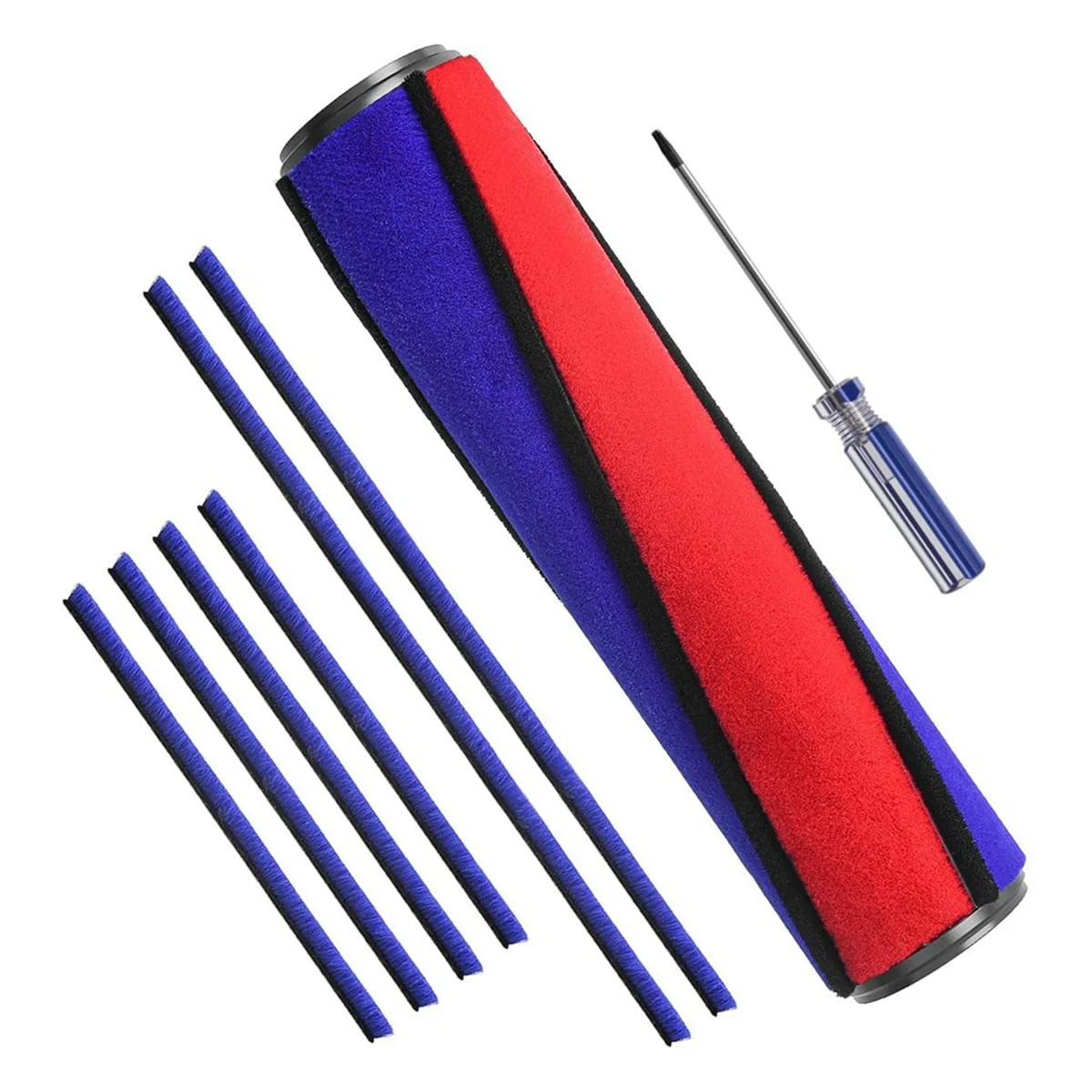 Replacement Brush Roller for Dyson V6 V7 V8 V10 V11, Soft Roller Head for Dyson Soft Rollers Floor Nozzle 966488-01