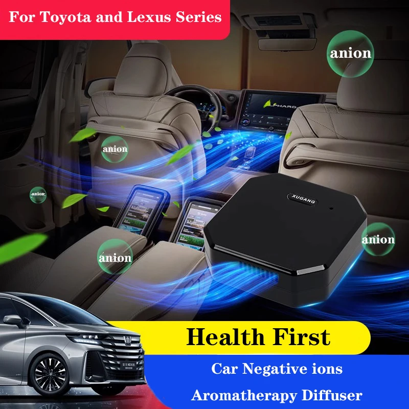 car negative ions aromatherapy diffuser For Toyota Alphard Velfire  Lexus ESis RX NX RZ LS Four Seasons car interior accessories