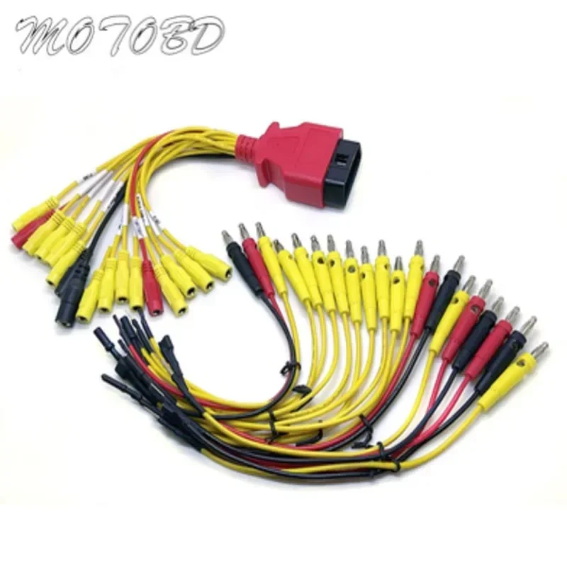 OBD Universal Jumper Connector Plug 16 Pin for Fcar Automobile Tester Fault Diagnosis Tools Brush Write ECU Jumper Cable