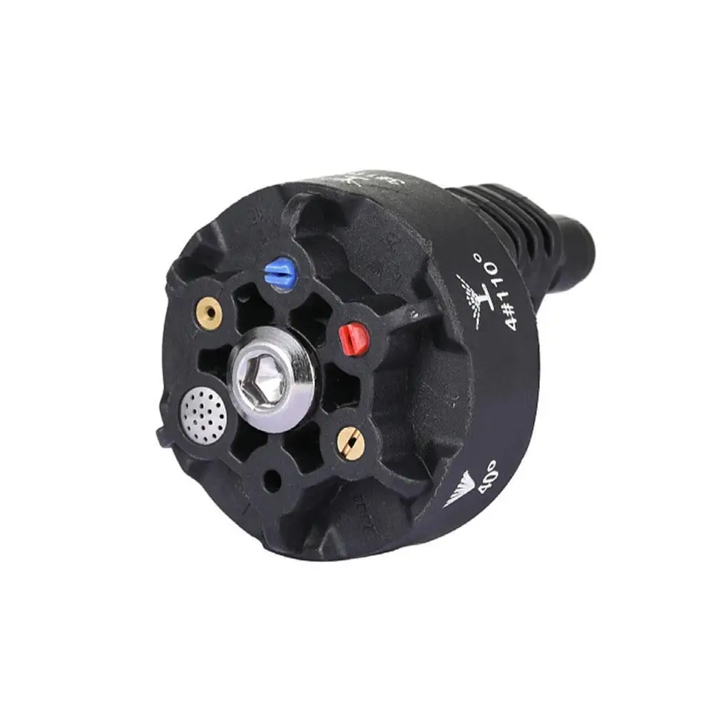 Versatile 6-in-1 Pressure Washer Nozzle Adjustable 3000 PSI Nozzle With 1/4'' Quick Connect Gun Adapter Hoses Car Wash