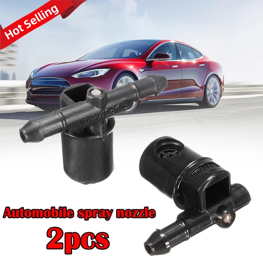 2pcs Car Spout Car Windscreen Washer Jets Mist Spray Nozzle 12782508 12782509 For Opel Astra G H Zafira A B Corsa D