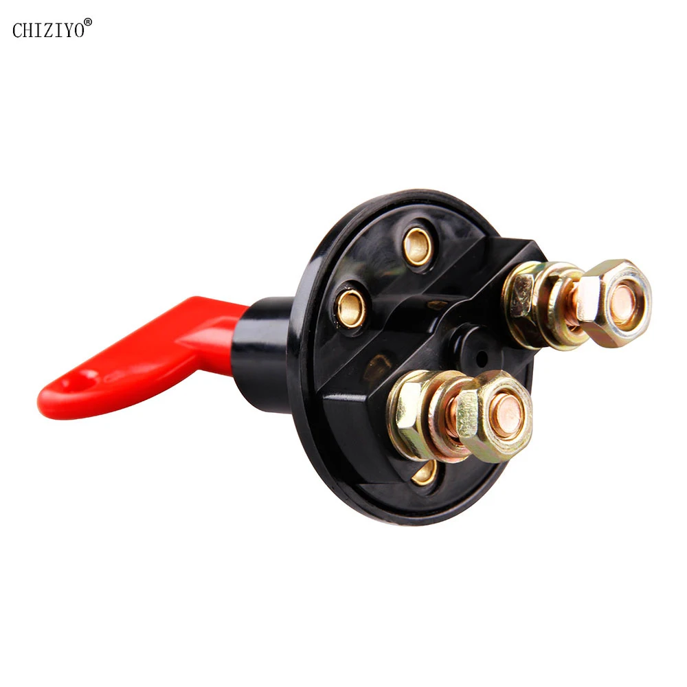 300A 12V-32V Auto Car Rotary Power Switch Vehicle Modify Isolator Disconnector Truck Boat Cut Off Battery Main Kill Switch 2Key