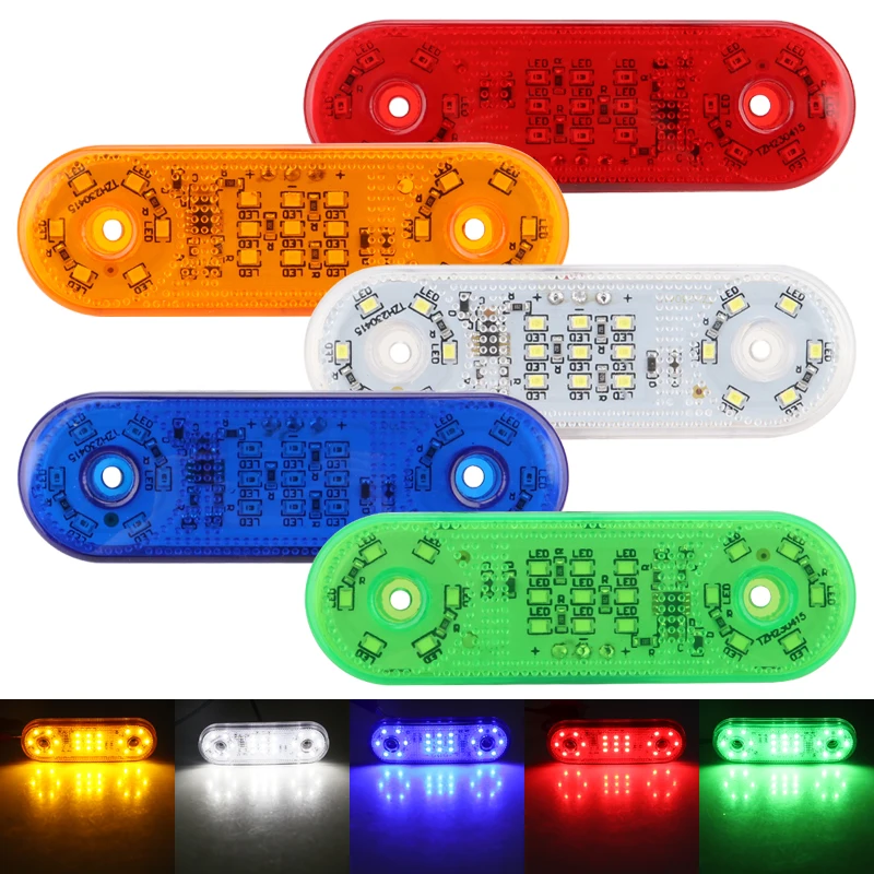 21Led Strobe Truck Signal lamp led trailer lights flashing warning side indicator lamp 12v 24v beacon light Emergency taillights