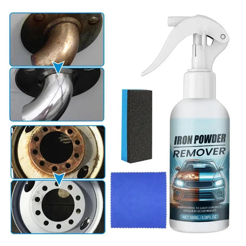 Car Rust Remover Spray Metal Cleaner Restoration Auto Care Car Exterior Accessories Vehicle Maintenance Cleaning Tools Anti-Rust