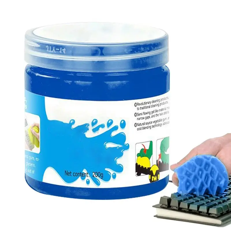Car Cleaning Gel Super Dust Clean Clay Keyboard Cleaner Air Vent Dashboard Laptop Keyboard Magic Car Wash Car Accessories