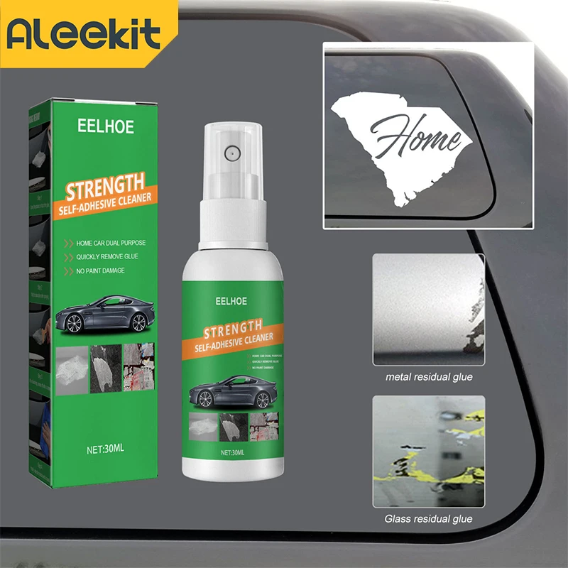 Aleekit 30ml Adhesive Cleaner Remover For Car Quick And Easy Sticker Remover Wall Sticker Glue Removal Car Glass Label Cleaner