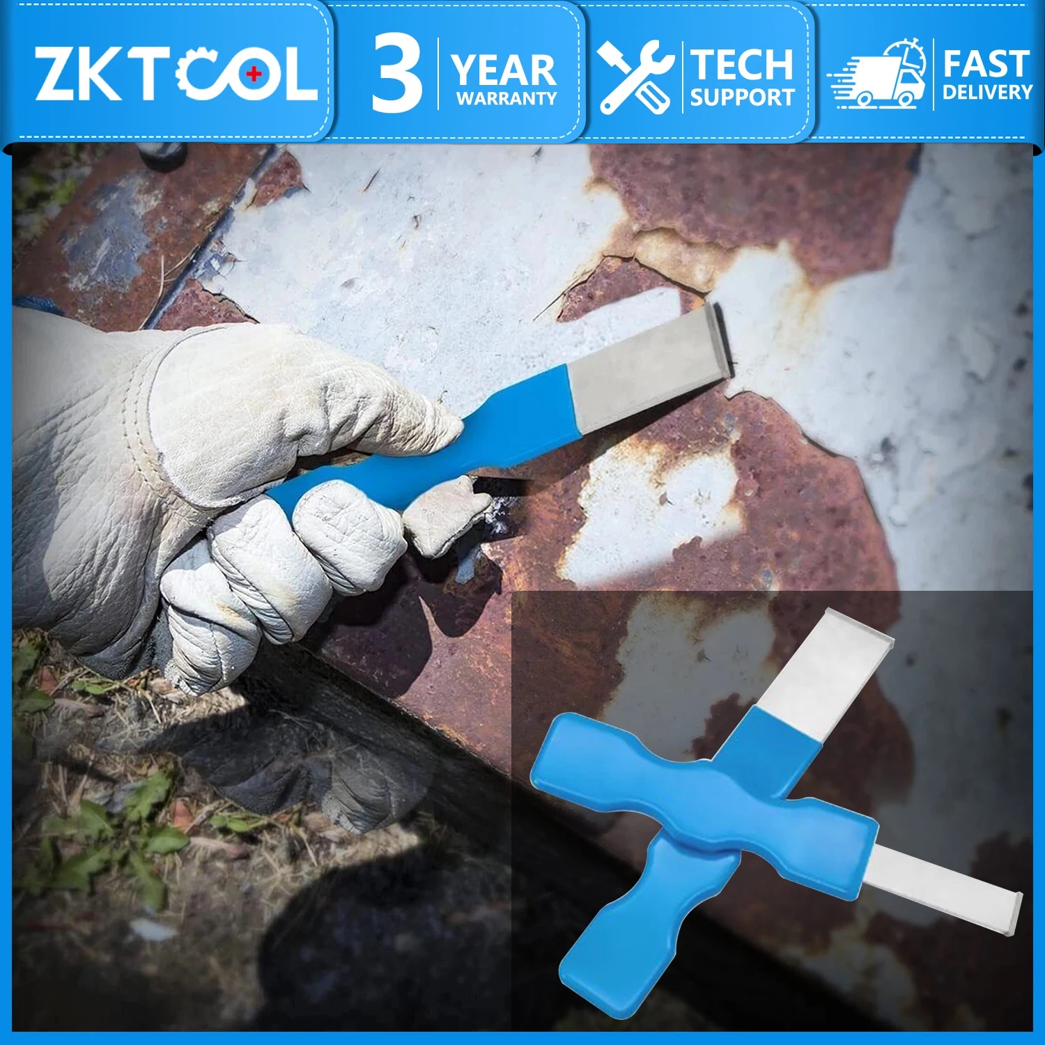 File Set 2-Pack Automotive Carbide Gasket Scraper Set 1-1/3" and 2/3" Wide Paint Glue Carbon and Rust Removal File Tool