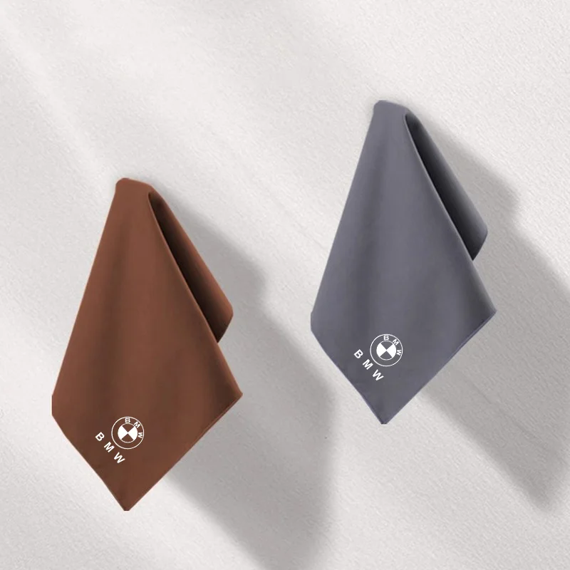 1PCS Car Suede Double Sided Microfiber Cleaning Towel Wash Towels for BMW M M3 M5 X1 X3 X5 X6 E46 E39 E36 E60 E46 E90 E92