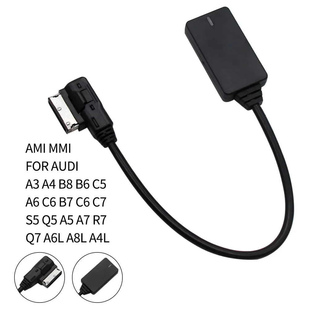 AMI MMI MDI Wireless Aux Bluetooth-compatible 5.0 Audio Adapter Cable for Audi A3 A4 B8 B6 Q5 A5 A7 R7 S5 Q7 A6L A8L A4L