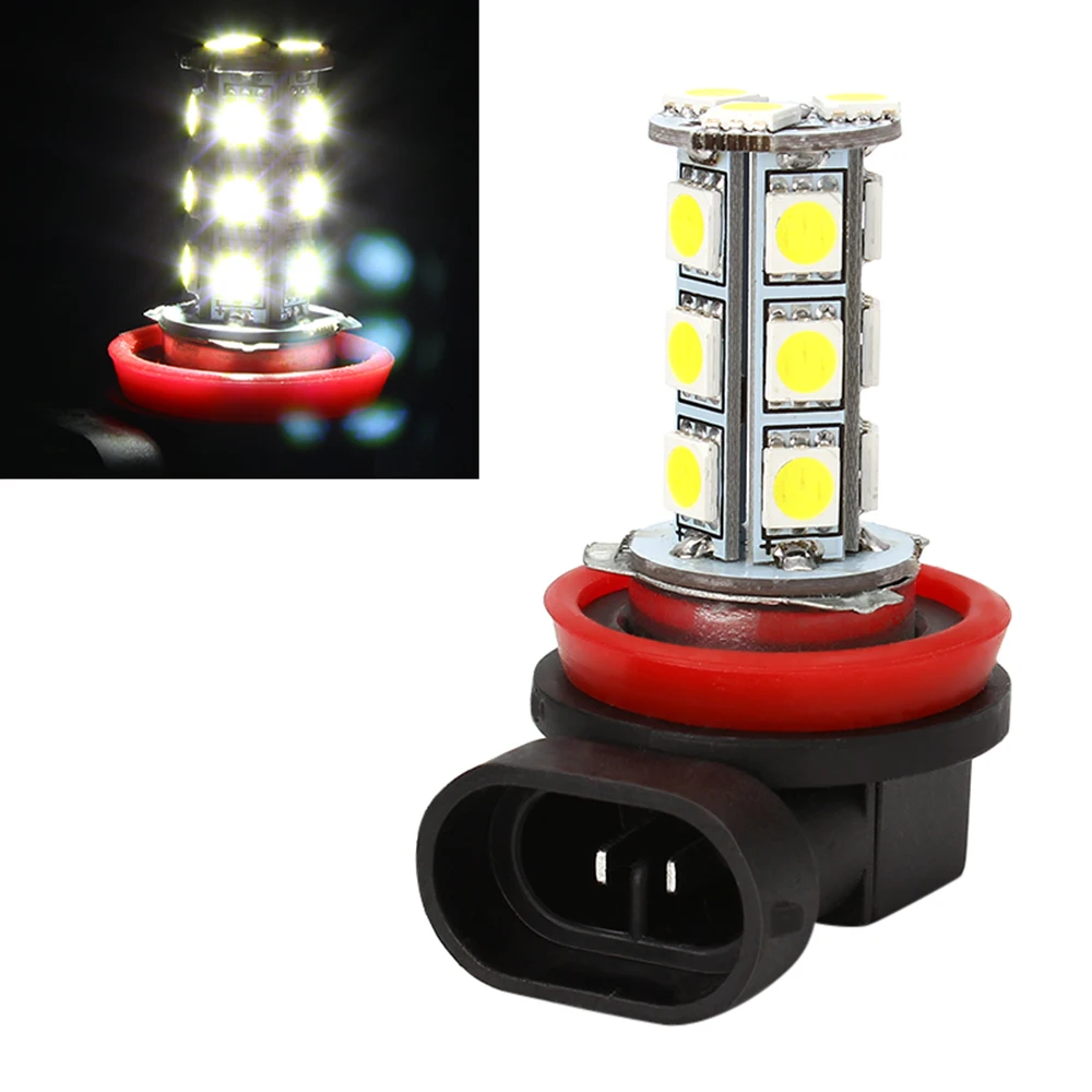 12V H11 H8 18SMD Bulb LED Car DRL Day Fog Lights Truck Position Trailer Clearance Lamp Parking Illumination Auto Accessories