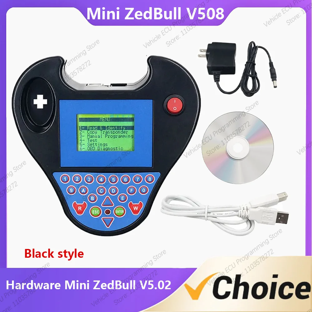 Mini ZedBull V508 Car anti-t Heft System Vehicle Maintenance Diagnostic Equipment Tools Support For BMW Software EFfI V2.7.2-10%