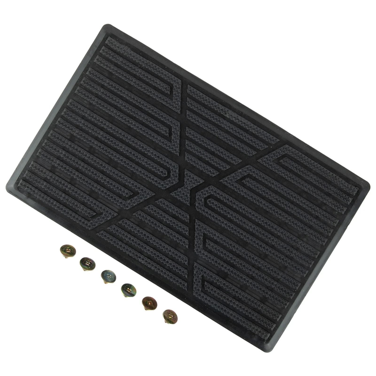 Universal PVC Car Foot Carpet Pad Heel Mat Pedal Patch Cover Mat Anti-Skid Pedal 23x15cm Accessories For Vehicles