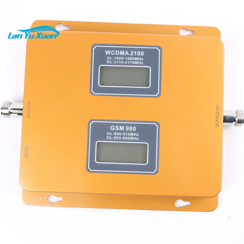 Dual Band 700 900Mhz 17Dbm 65Dbi Fiber Optic Cable Mobile Signal Amplifier 4G Signal Amplifier To Improve Signal