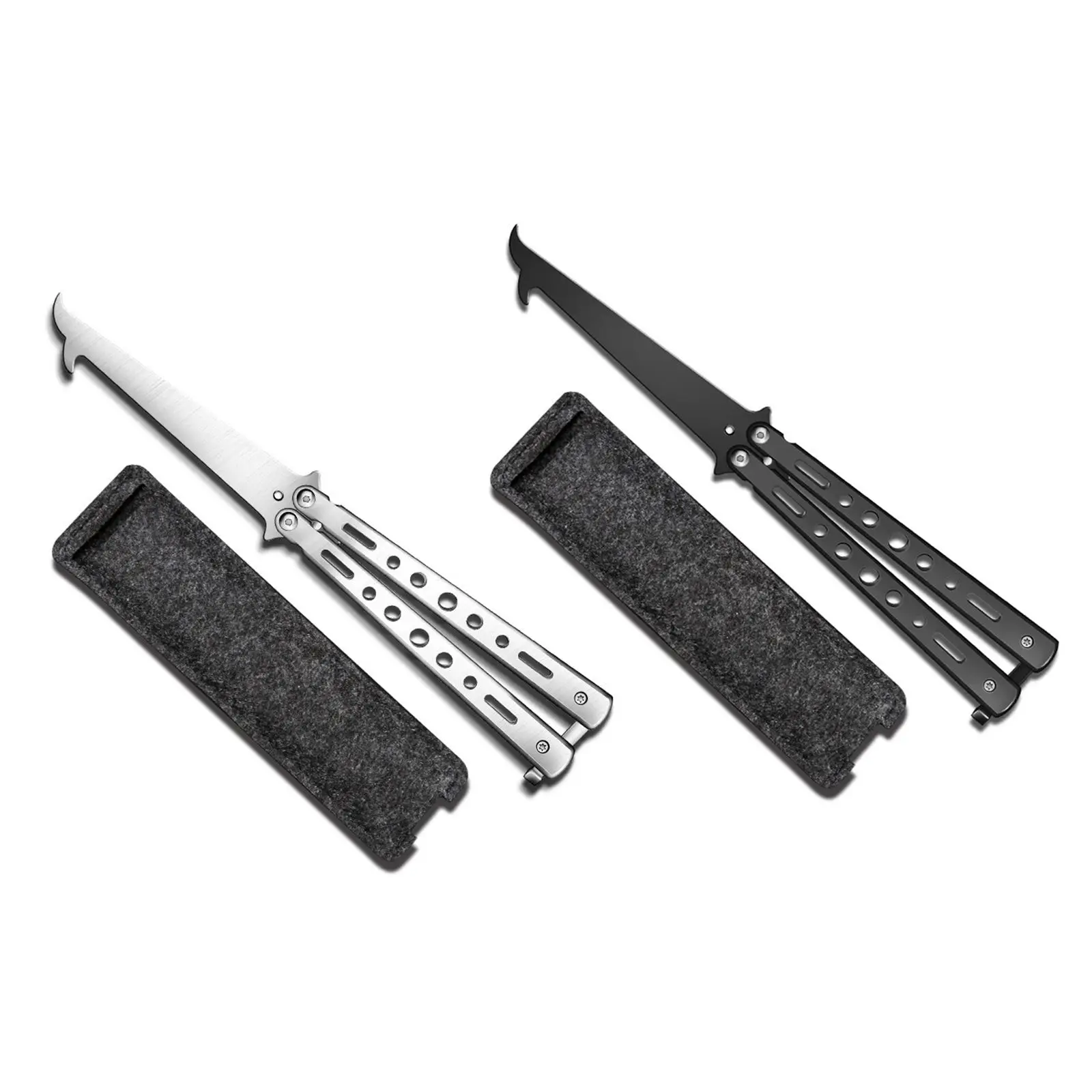 Car Tire Cleaning Hook Portable Wheel Tread Slot Gravel Stone Hook Silver