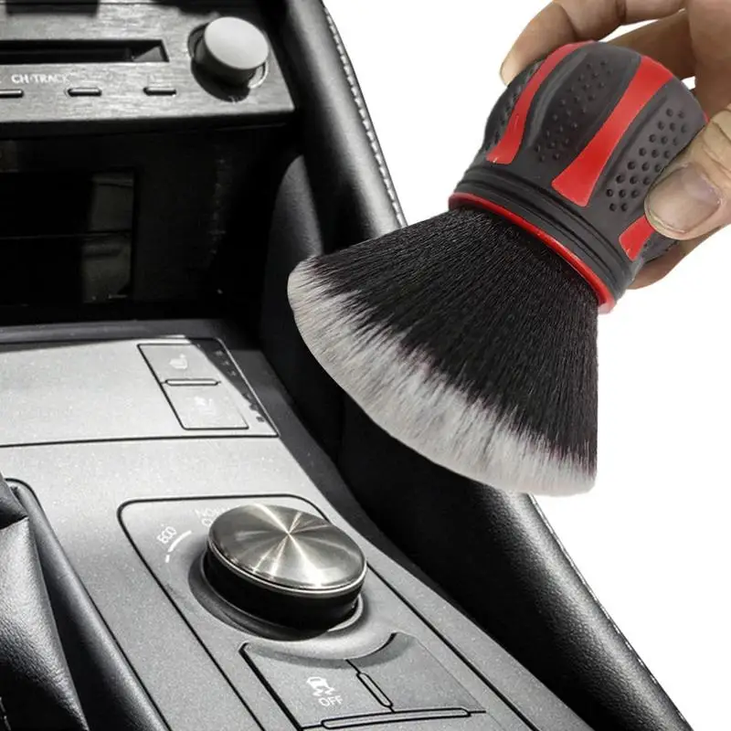 Auto Detailing Air Duster Brush Soft Vehicle Interior Dust Remover Car Detailing Dusting Brushes Tool Car Accessories