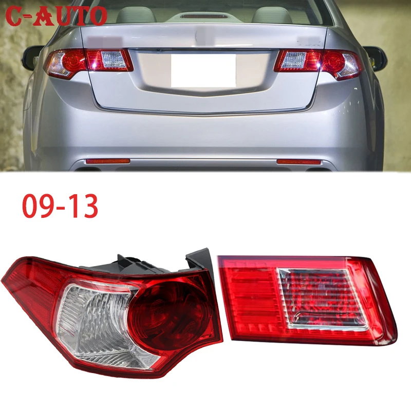 Rear Reverse Turn Signal Indicator Brake Stop Lamp For HONDA Spirior Accord Euro 2009-2012 Rear Bumper LED Tail lamp Taillight