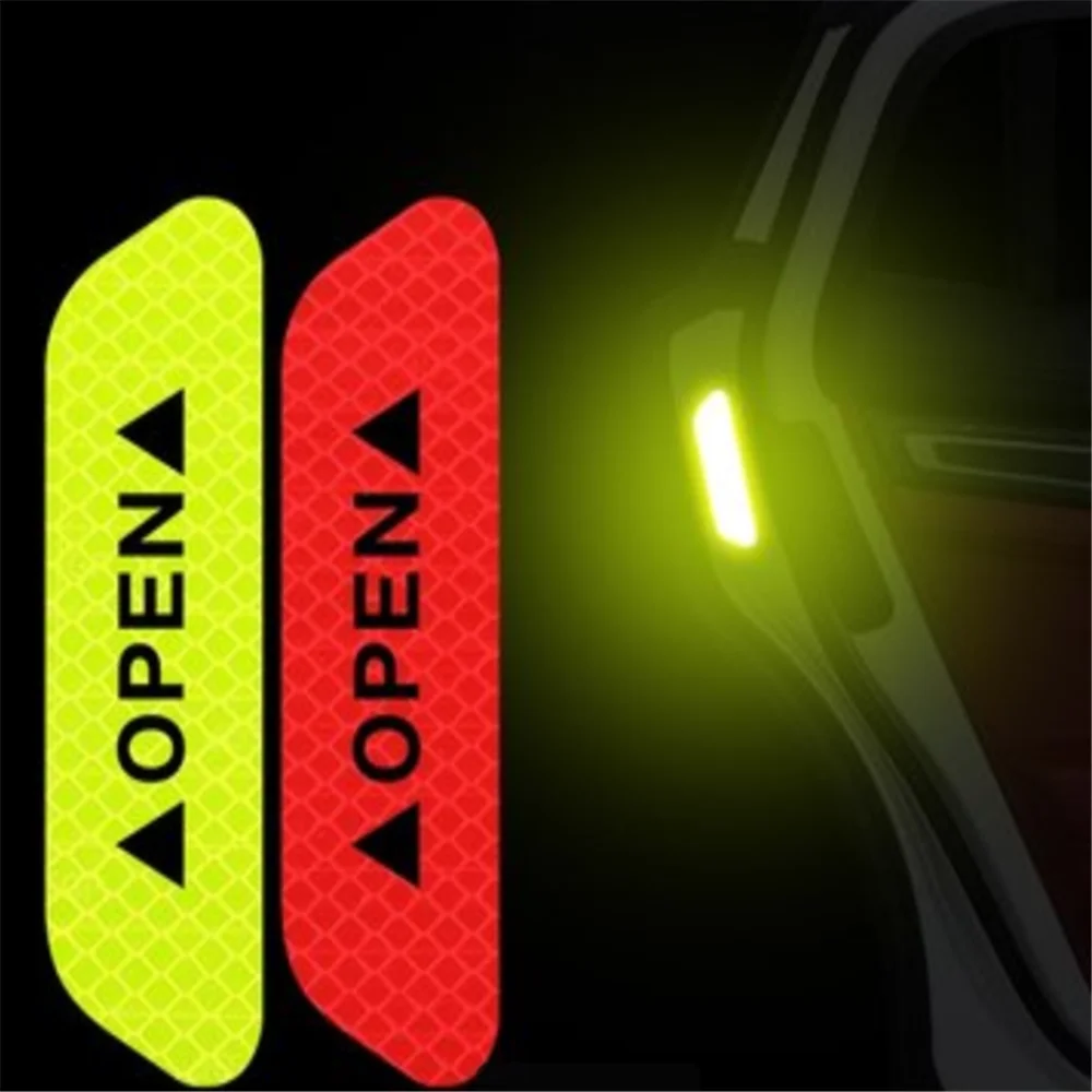 car door safety decorative sticker for Renault 2 button Clio Scenic Megane 2 Duster Sandero Captur Twingo Modus car styling