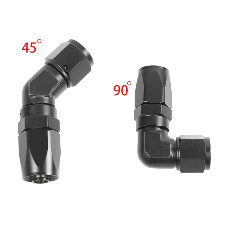 Quick Release Hose Aluminum Oil Cooling Connector Swivel-Hose Ends Oil Fitting Adapter for Car Motorcycle Part Universal