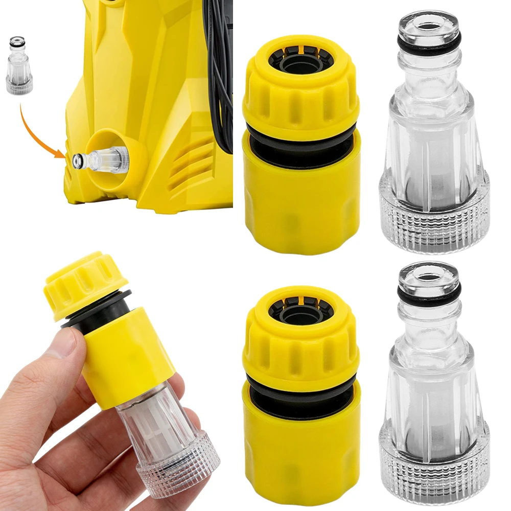 Water Connector Filter Accessories Car Washer Adapter Pressure Washer Filters Nets Hose Pipe Fitting Nozzle Garden Machinery