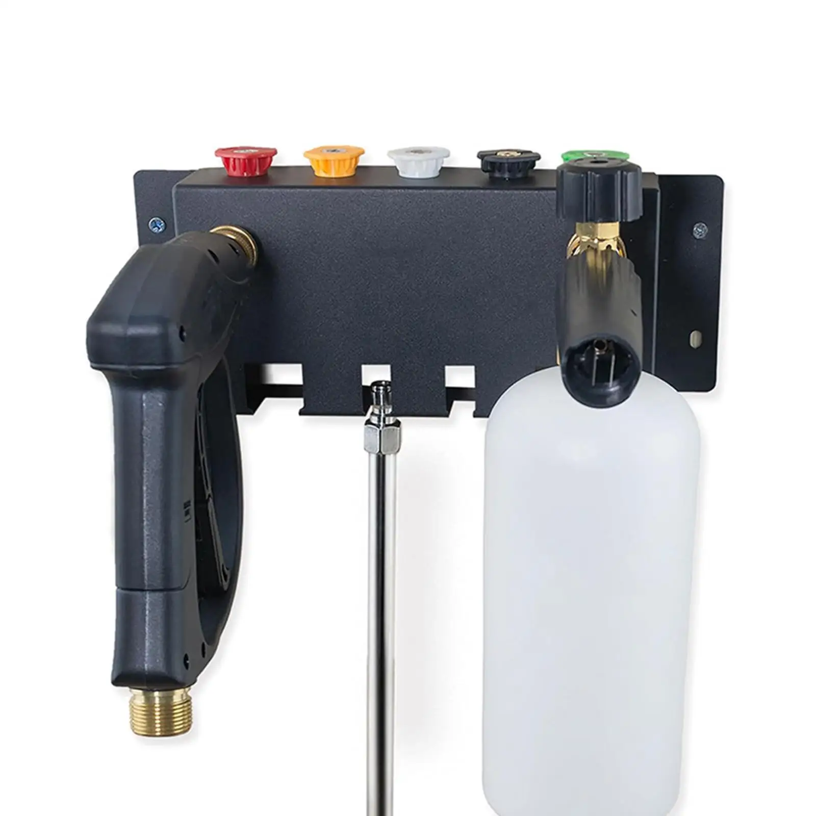 Pressure Washer Holder Premium Multifunctional Wall Mounted Pressure Washer Accessories Organizer for Pressure Washer Wand