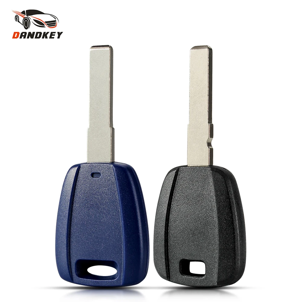 KEYYOU For Fiat Key Shell Blue Blank Case For Fiat Punto Bravo Doblo Palio Albea Seicento Stilo Transponder Key Chip SIP22 Blade