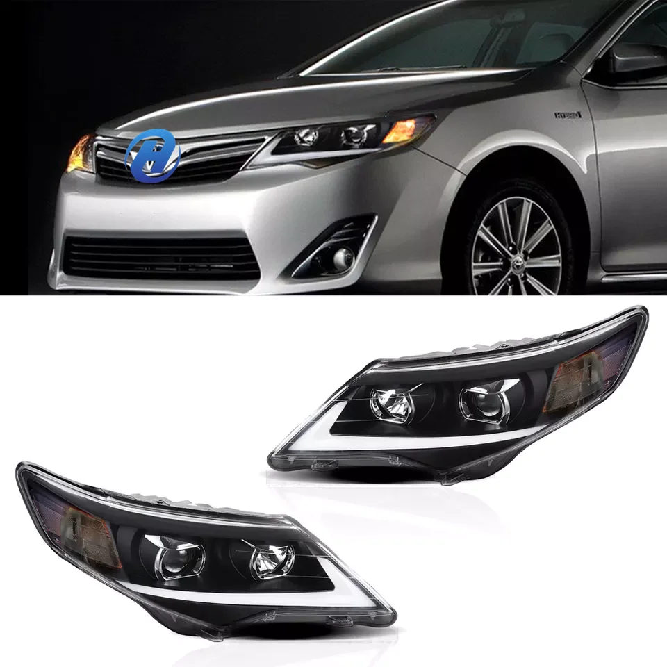 Car Styling Headlight For  Camry 2012 2013 2014 LED Daytime Running Lights Head Lamps Projector Front  Assembly