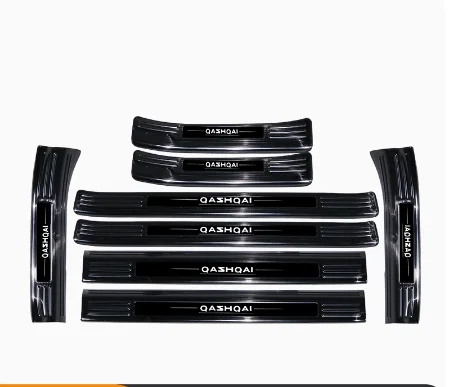 Car Accessories For Nissan Qashqai Door Sill J11 Scuff Plate Stainless Steel Door Sills Pedal Car Styling Sticker 2015-2019