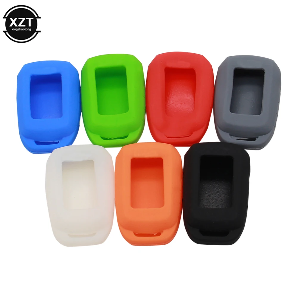 Silicone Key Case Body Cover For two way Starline A92 A94 V62 A62 A64 V62 V64 V92 V94 2-way LCD Remote control Keychain Fob
