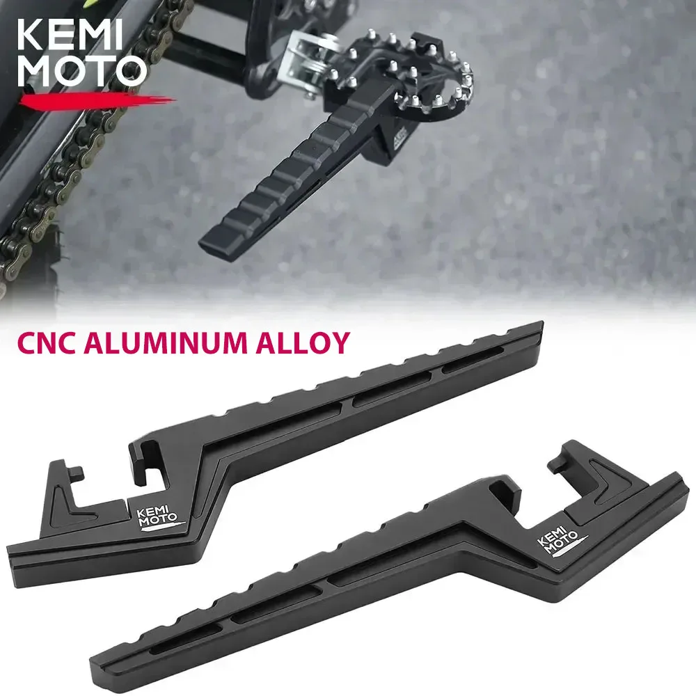 For Surron Passenger Foot Peg Extensions Extended Footpegs Motocross Bike Dirt Bike Off-Road Accessories For Segway X160 X260