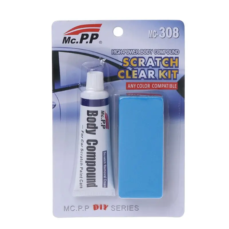 Auto Paint Scratch Repair  Scratch Remover Auto Maintenance Wax Care Grinding Polishing Restorer Paste with Sponge