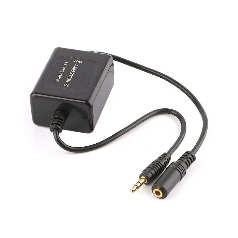 3.5mm Car Aux  Noise Filter Ground  Isolator Eliminate Electrical Noise Car Amplifier Noise Filters