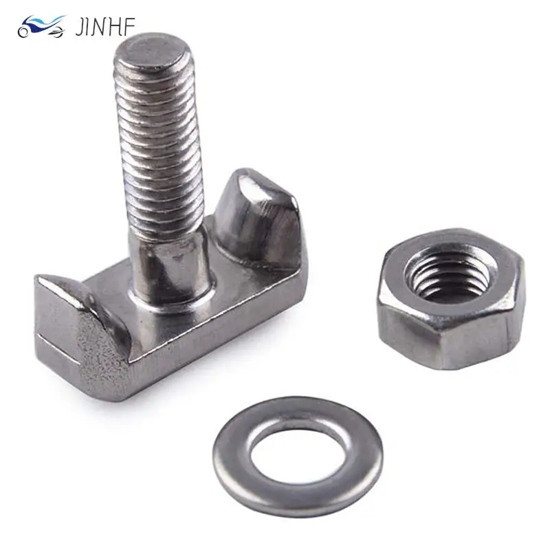 T-Bolts Stainless Steel Battery Terminal Connectors Cable Screw Battery Terminals Battery Connector Car Accessories