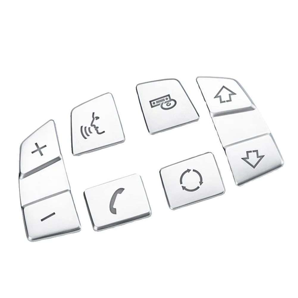 Custom Design for BMW X6 E70 E71 0813 LHD Steering Wheel Button Trim Cover Sticker  Easy to Install and Lightweight